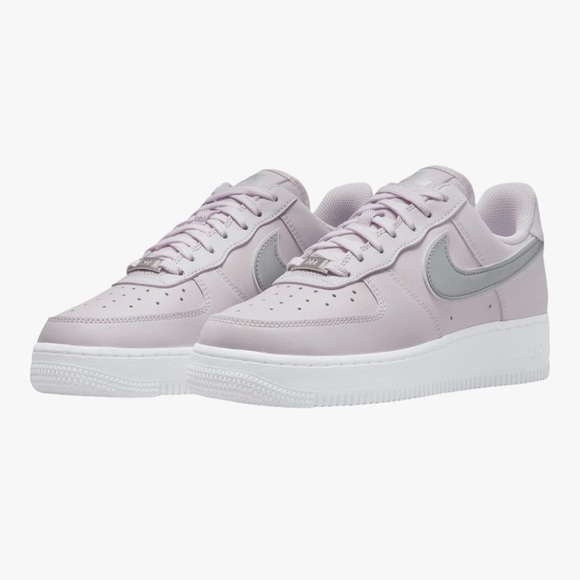Nike Shoes - Nike Air Force 1 Low light Pink and Silver Sneakers Size 9.5 NWOT